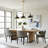Lysander 3-Light Modern Linear Kitchen Island Pendant with Glass Diffuser-197219001