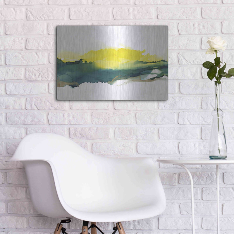Brayden Studio «Sunrise» par Chris Paschke, art mural en métal, H 16 po x l 24 po