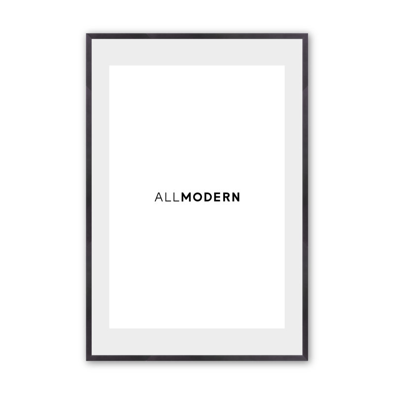 Willin Solid Wood Picture Frame with Mat, 17.75" W x 21.75" H, Weathered Zinc