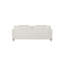 Haley Upholstered Sofa with Pillows, White