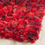 Godsey Handmade Shag Red Area Rug-1368600489