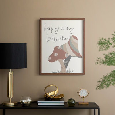 Keep Growing Framed Print - Solid Wood