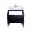 Meuble-lavabo simple 30 po avec lavabo en céramique