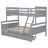 Haven Bunk Bed With Modern Style, Solid Wood And MDF-926039449-926039444