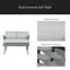 Causeuse et table en acier-1870241317-1870241322-1870241323