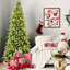 Arbre de Noël réaliste de 5 pi, 200 lumières à DEL blanc chaud, 610 pointes Pe +, structure à charnière pour les appartements