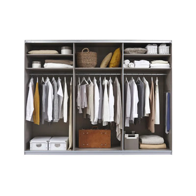 Caracas 3 Door Manufactured Wood Wardrobe