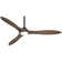 60" Sleek 3 - Blade LED Smart Standard Ceiling Fan with Remote Control and Light Kit Included