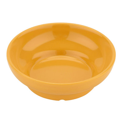 Plat à ramequin en mélamine robuste salsa / Queso, 5 onces, ivoire (lot de 12)