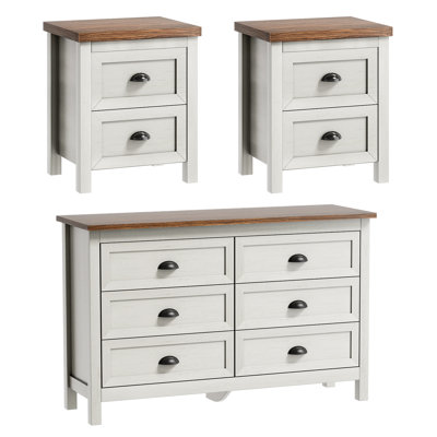 Rilynn 3 Piece Bedroom Set,And 2 Nightstands