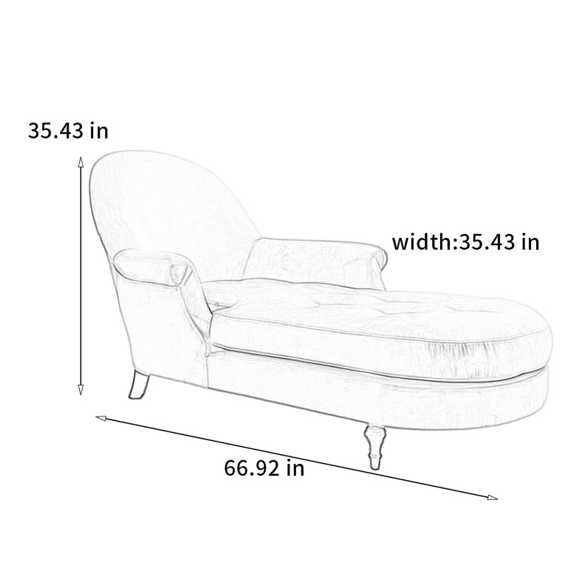 Chaise en bois massif de style Deluxe, Orienté à gauche (vu de face)