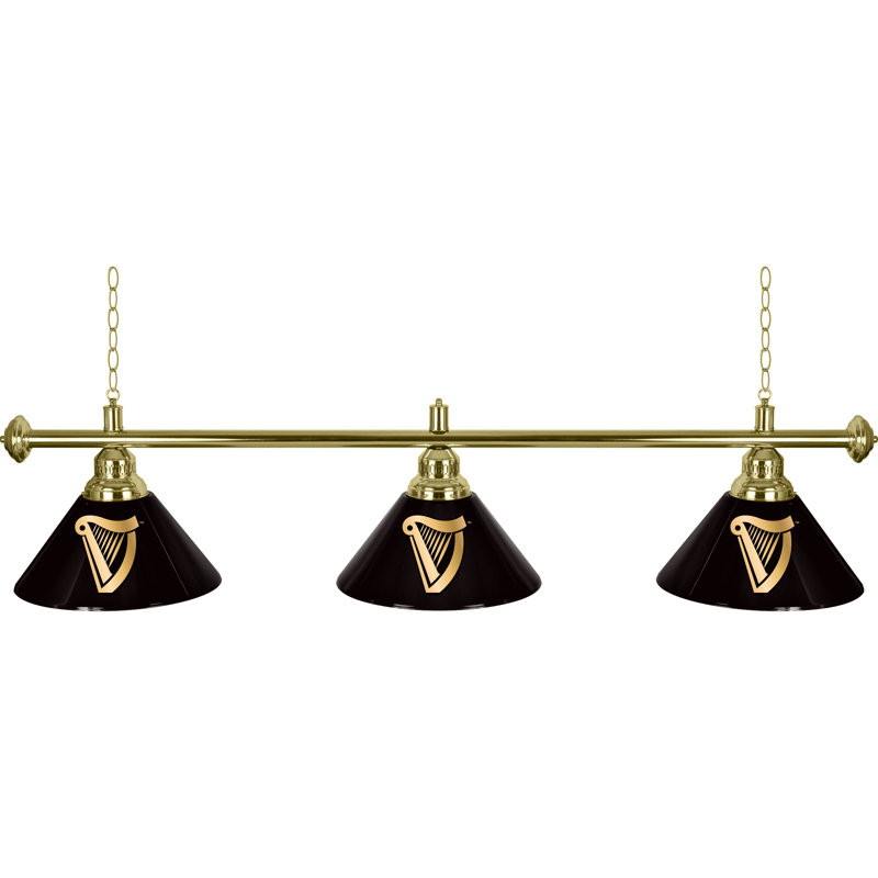 Guinness 3 - Light LED Pool Table Lights Pendant