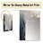 White Gold Cherry Blossom Botanical Florals I - Cherry Blossom Mirror, Traditional Unique Wall Mirror, Printed Metal Art-8341230