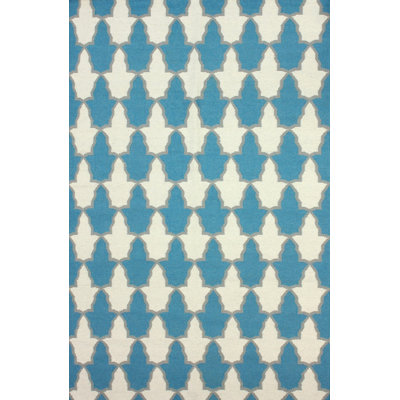 Tapis bleu sarcelle Zander