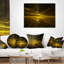 Conception éclatante brillante du chaos doré - coussin abstrait imprimé-30745934-30745931
