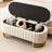 Beige Velvet Button- With Storage Compartment For Bedroom Decor Organizing And Living Room-1795637446-1795637441