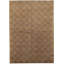 Himalayan Wool Geometric Area Rug in Peach/Ivory