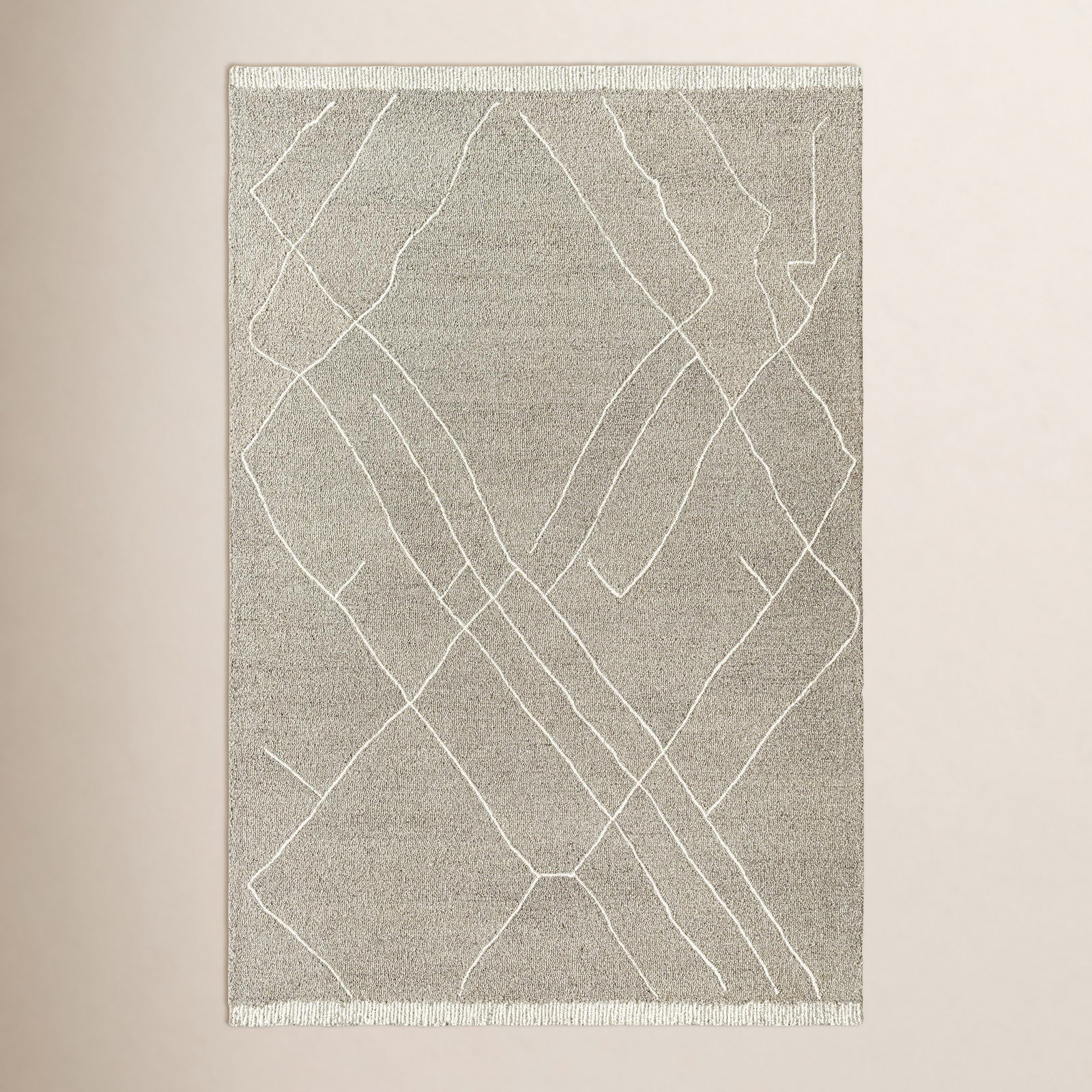 Peregrina Hand-Woven Geometric Rug, Rectangle 8' x 10'