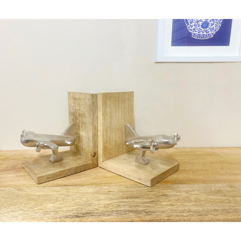 Wood Bookends