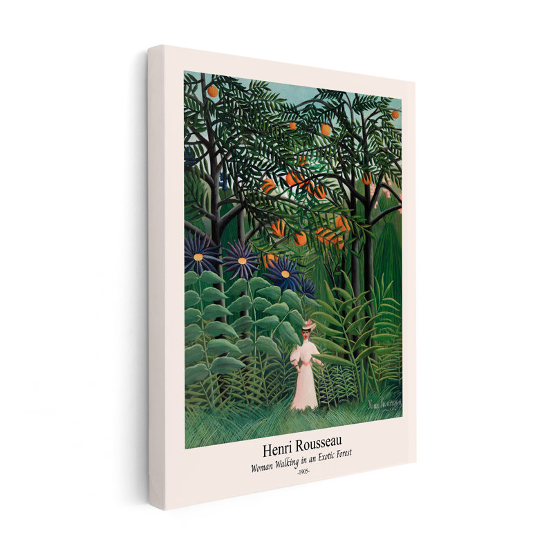 Henri Rousseau - Femme qui marche, Unframed, Canvas, 16"H x 20"W