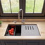 33.86'' L Single Bowl Granite Kitchen Sink-95312598