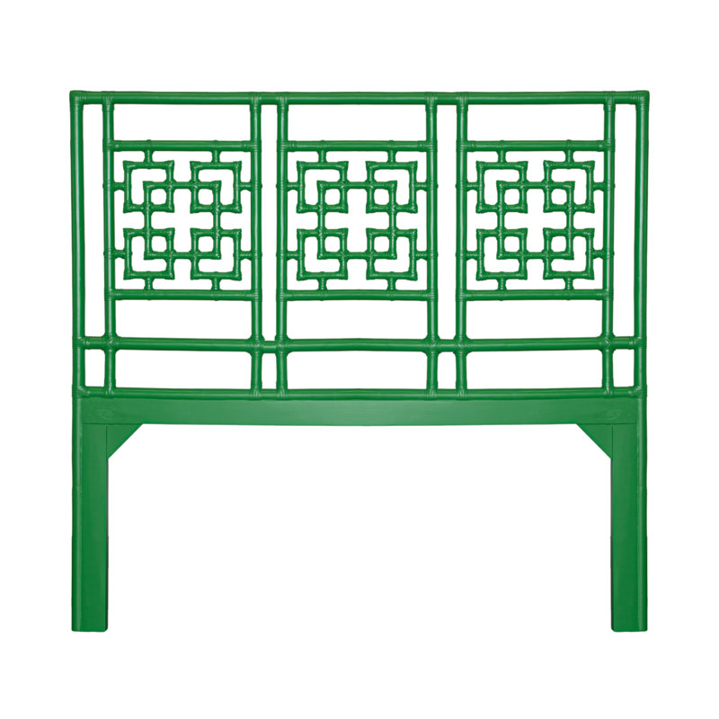 Palm Springs Low Profile Standard Bed, Queen, Bright Green