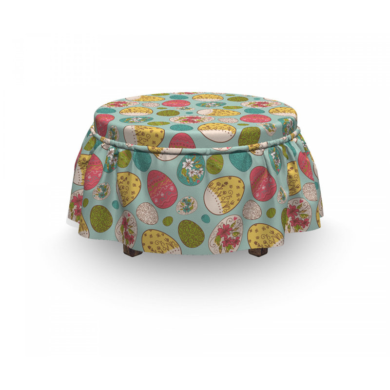 Box Cushion Ottoman Slipcover