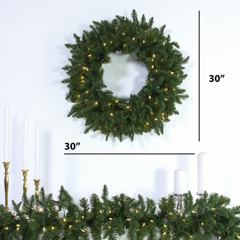 Faux Spruce 30'' Wreath