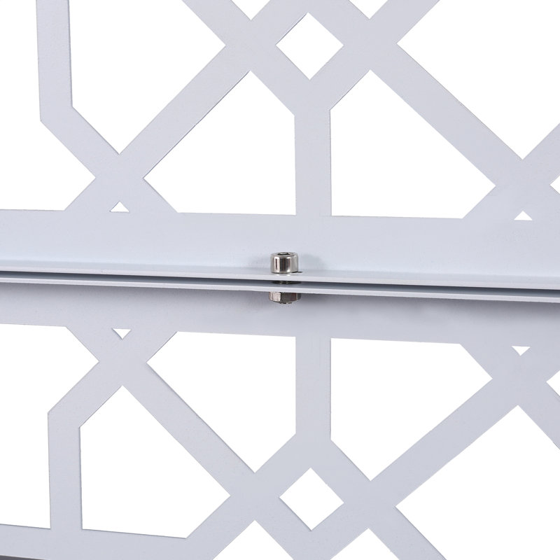 Écran d'intimité pour l'extérieur et l'intérieur, Blanc