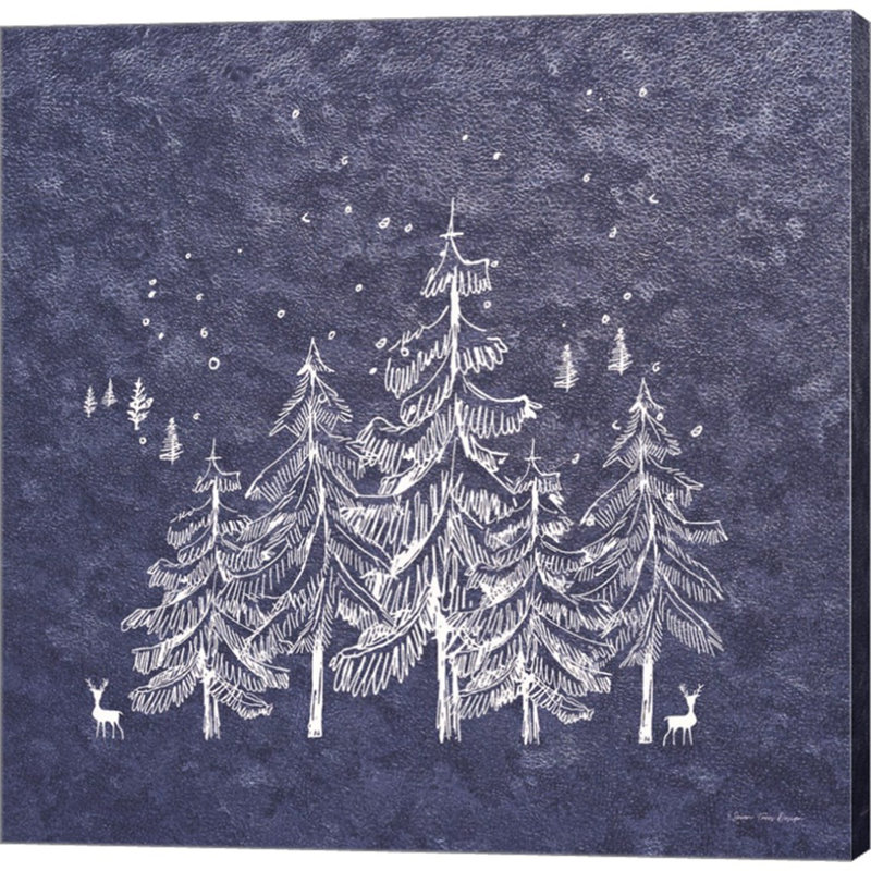 «Blue Winter» par Seven Trees Design, art mural sur toile