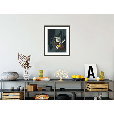 Still Life with Newspaper by Juan Gris -Framed Giclee Print