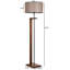 Johnsburg 163cm Traditional Floor Lamp-285387845-340197730