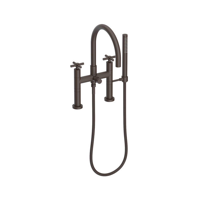 Exposed Tub & Hand Shower Set - Deck Mount, Oil Rubbed Bronze