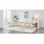 Chaise rembourrée en sherpa de qualité supérieure avec dossier creux - chaise de salle à manger, fauteuil de coiffeuse de chambre à coucher, fauteuil d'appoint de salon, fauteuil de loisir de café, fauteuil de conférence (blanc cassé, ensemble de 2)-129203109-129203110-129203105