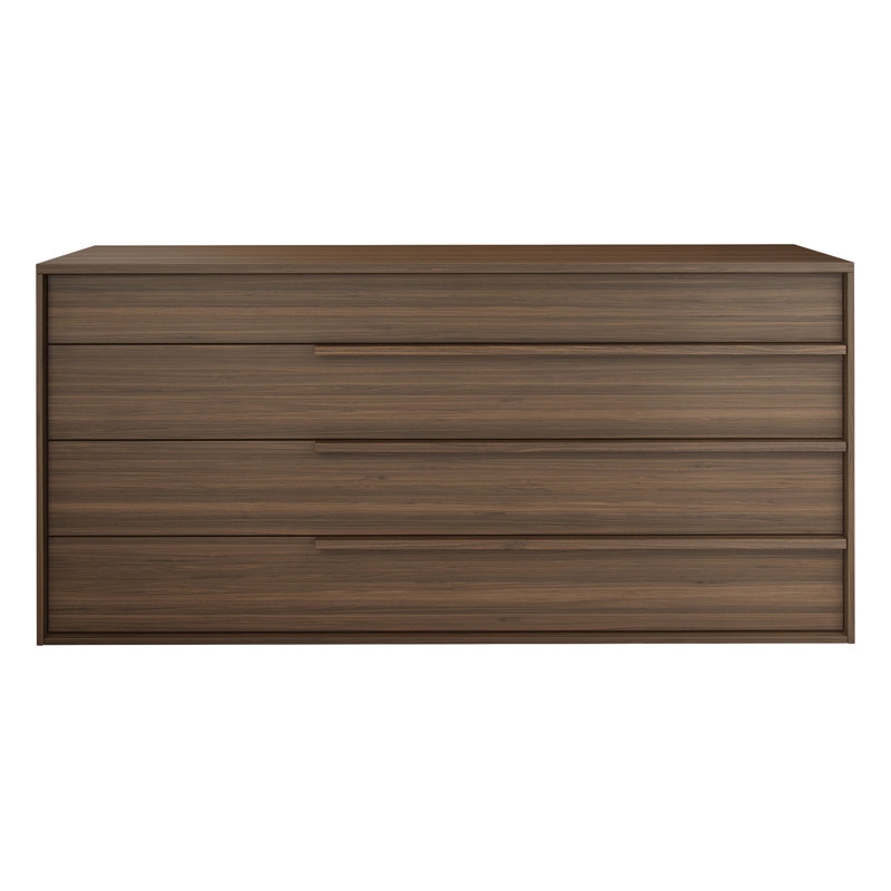 Jane 4 Drawer Dresser, Walnut