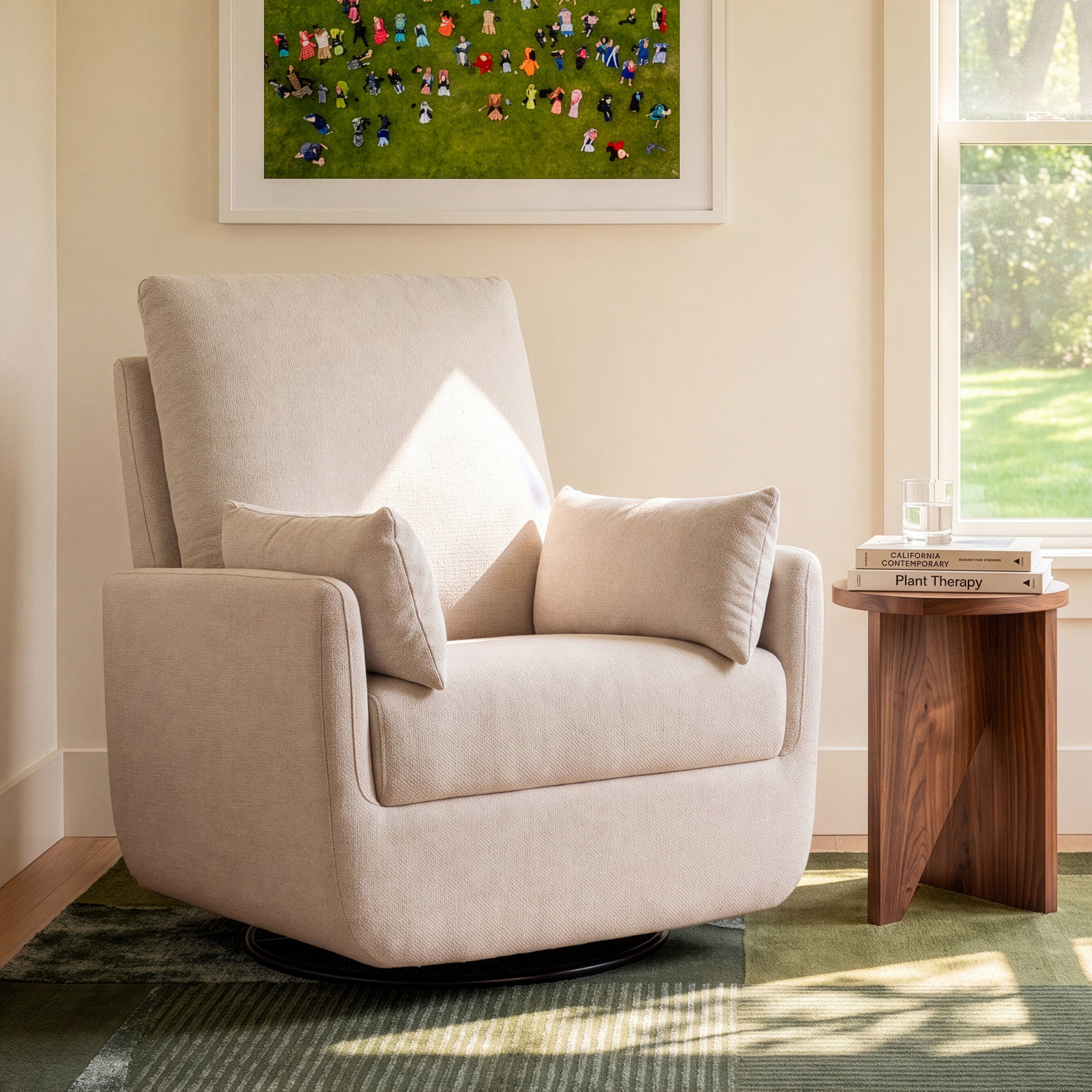 Juno Swivel Glider, Beach
