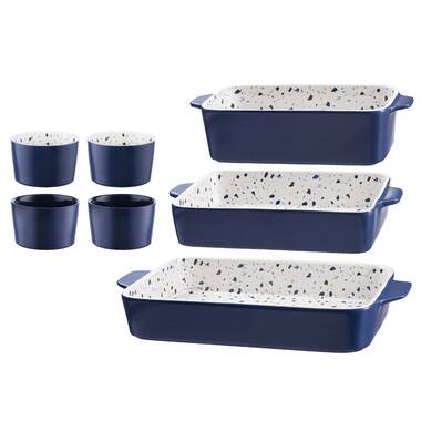 Diamond-Infused Non-Stick Navy Blue Baking Set, 9-Piece - Wilton