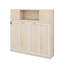 Lit escamotable double avec armoires