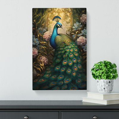 Peacock Victorian - No Frame Print