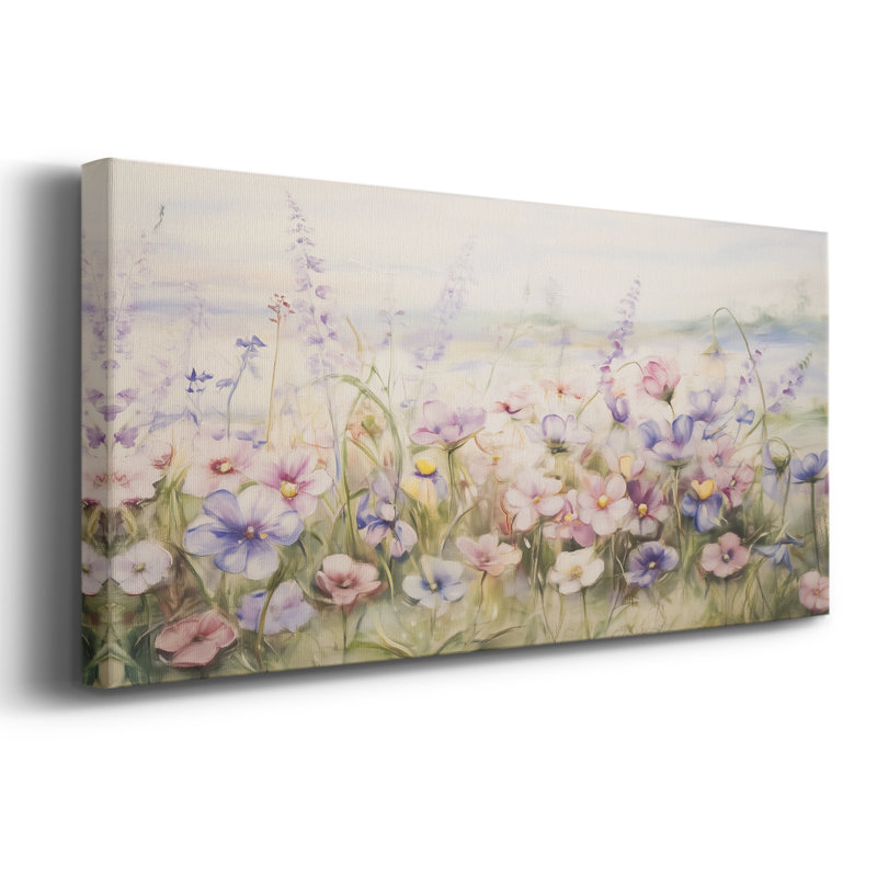 Botanical Series-CLXII- Toile tendue avec châssis - Prêt à accrocher, H 12 po x l 30 po