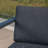 Rust Aluminum 3 Pc Chat , Dark Gray - Cushions For Sociable Patio & Backyard In A Stylish