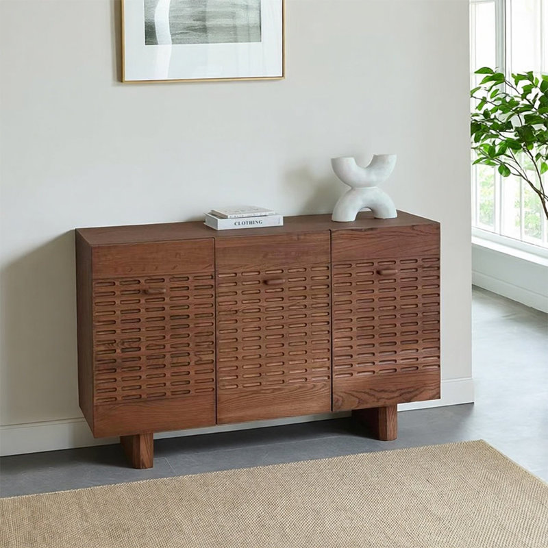 Armoire d'entrée rétro et minimaliste