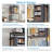 17.7'' Metal Rolling Clothing Rack