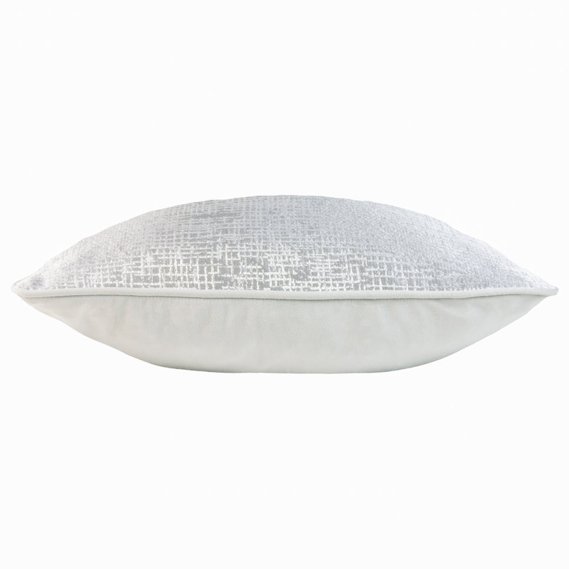 Bernd Square Cushion, Sterling, Polyester/Polyfill