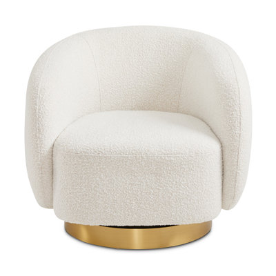 Caitlin Upholstered Swivel Barrel Chair