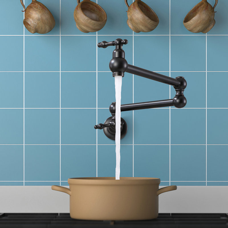 Clihome Kitchen Faucet, Rustic Black