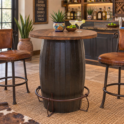 36 " L Solid Wood Bar Cabinet