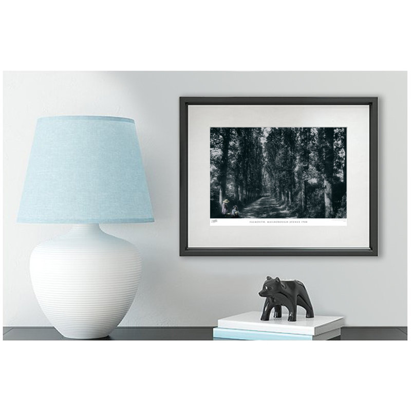 Falmouth, Mailborough Avenue 1908 - Single Picture Frame Print, 45cm H x 60cm W x 2.3cm D