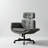 Cross-Legged Office Chair With Adjustable Armrests, Seat Height & Removable Headrest-1538526801
