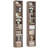 Brenya 8-Tier Thin and Tall Bookshelf with Open Adjustable Shelf-1613249337